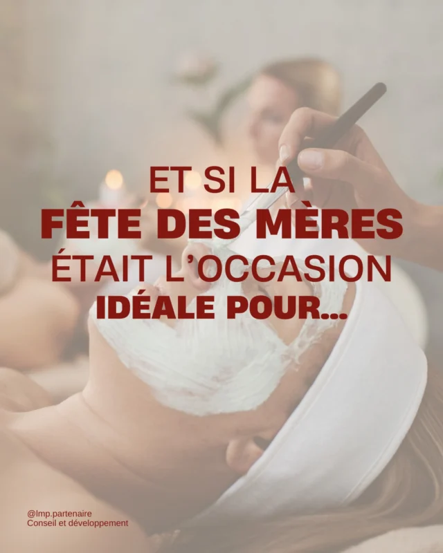 Chaque année, la Fête des Mères est un moment fort pour vos clientes : l’envie de faire plaisir à une maman… ou de s’accorder une pause en tant que maman. C’est aussi pour vous, en tant que professionnelle de l’esthétique, une opportunité à ne pas sous-estimer.

Mais au lieu de proposer un simple produit ou une carte cadeau, pourquoi ne pas créer des packs sur-mesure pensés pour chaque budget.

Vous pouvez opter pour un pack « petit plaisir » pour les budgets serrés, un coffret découverte pour celles qui veulent tester une nouvelle routine, ou un pack complet bien-être pour les clientes qui souhaitent une prise en charge globale.

Avec ces packs sur-mesure vous :
✨​ Augmentez le panier moyen
✨​ Valorisez votre rôle d’experte
✨​ Fidélisez plus facilement
✨​ Créez un moment fort dans votre institut

💬​ Et vous, quelles actions allez-vous mettre en place dans votre institut ? 

💚​ Laboratoire MP Santé
💼​​ Conseils en développement d’activité
🤝 Accompagnement personnalisé
🚀 Devenez distributeur et développer vos ventes additionnelles : https://lmp-sante.pro/?utm-lmppartenaire=1

#lmpsante #gerantedinstitut #centreminceur #institutdebeauté #esthéticiennes #estheticiennes #esthetique #institutdebeaute #centredebeaute #institutbeaute #complémentsalimentaires #minceur #complementsalimentaires #bienetre #passionesthetique